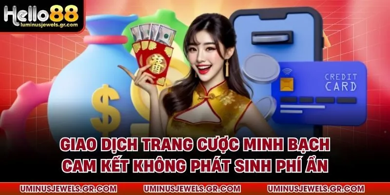 Giao dịch trang cược minh bạch cam kết không phát sinh phí ẩn